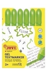 MARCADOR FLUOR GEL JOVI C/12 VERDE /1818