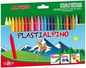 CERAS ALPINO PLASTIALPINO ESTUCHE de 24 SURTIDO