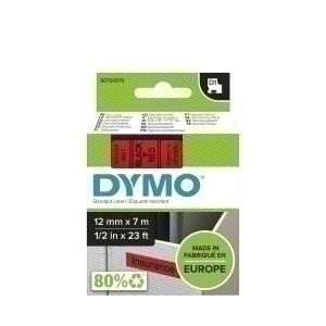 CINTA ROTULAR DYMO LM D1 7M 12MM NEGRO ROJO 45017 /S0720570