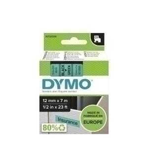 CINTA ROTULAR DYMO LM D1 7M 12MM NEGRO VERDE 45019 /S0720590