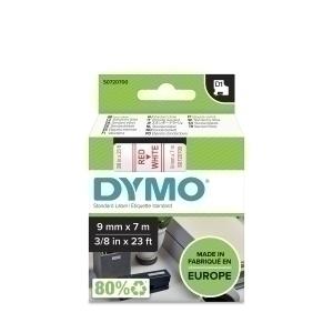 CINTA ROTULAR DYMO LM D1 7M 9MM ROJO SOBRE BLANCO 40915 /S0720700