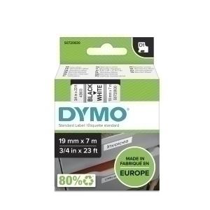 CINTA ROTULAR DYMO LM D1 7M 19MM NEGRO BLANCO 45803 /S0720830