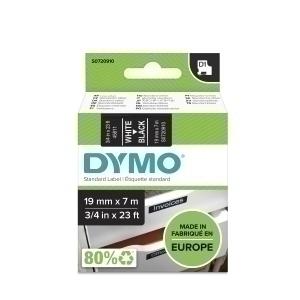 CINTA ROTULAR DYMO LM D1 7M 19MM BLANCO NEGRO 45811 /S0720910