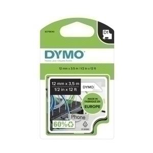 CINTA ROTULAR DYMO LM D1 NYLON 12 NG. S/BL /S0718040