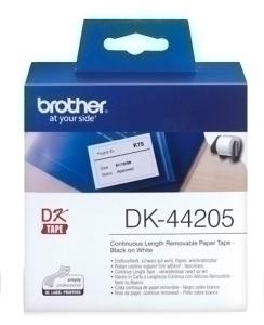 ETIQUETAS BROTHER CONT. PAP REMOVIBLES 62 mm 30,48m /DK44205