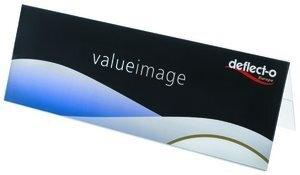 PORTA-NOMBRES MESA DEFLECT-O A4 PVC FLEXIBLE HORIZONTAL