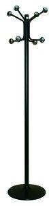 PERCHERO CILINDRO PIE METALICO H-12 8 BOLAS 175x37 NEGRO