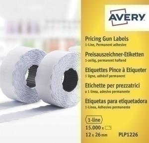 ETIQUETAS PRECIOS AVERY 26X12 BLANCO /PLP1226