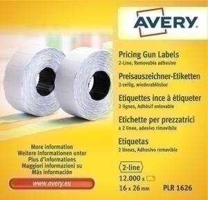 ETIQUETAS PRECIOS AVERY REM.26X16 BLANCO /PLR1626