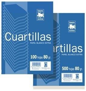 PAPEL 4º ZORRILLA  80g 100h LISO (CUARTILLA)