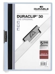 DOSIER DURACLIP PVC A4 2200 PINZA METAL 30H AZUL CL /220006