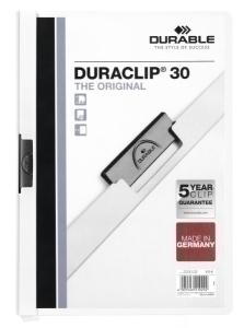 DOSIER DURACLIP PVC A4 2200 PINZA METAL 30H BLANCO /220002