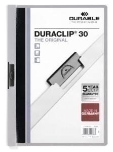 DOSIER DURACLIP PVC A4 2200 PINZA METAL 30H GRIS /220010