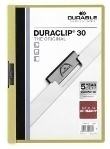 DOSIER DURACLIP PVC A4 2200 PINZA METAL 30H VERDE CL /220005