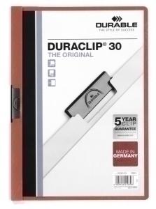 DOSIER DURACLIP PVC A4 2200 PINZA METAL 30H ROJO /220003