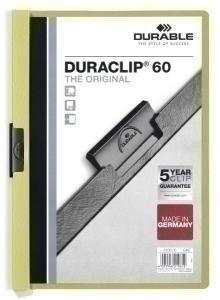 DOSIER DURACLIP PVC A4 2209 PINZA METAL 60H VERDE CL /220905