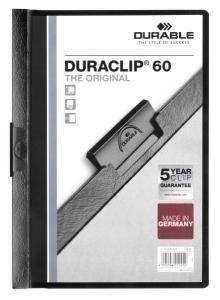 DOSIER DURACLIP PVC A4 2209 PINZA METAL 60H NEGRO /220901