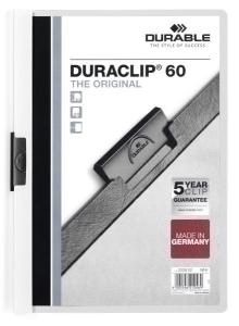 DOSIER DURACLIP PVC A4 2209 PINZA METAL 60H BLANCO /220902