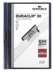 DOSIER DURACLIP PVC A4 2200 PINZA METAL 30H AZUL ANTRACITA /220028