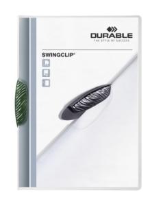 DOSIER SWINGCLIP PP A4 2260 PINZA PLAST. OPACO 30H VERDE /226005