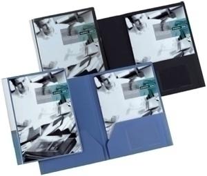 DOSIER con DOBLE BOLSA MULTIFIN DOS D074 CANGURO AZUL