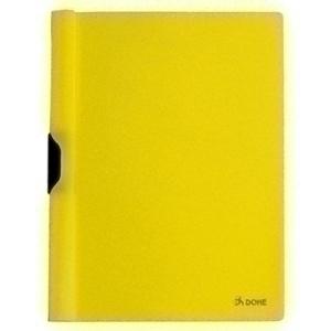 DOSIER CLIP PP A4 PINZA METAL 30H AMARILLO /90417