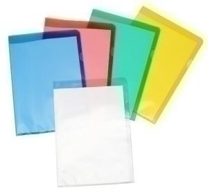 DOSIER ANGULO RECTO CARCHIVO PP TRASL.PIEL NARANJA A4 CRISTAL PAQUETE de 100