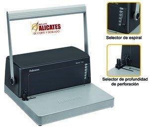 ENCUADERNADORA ESPIRAL FELLOWES paso 5:1 METAL  100