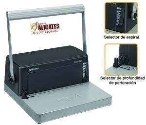 ENCUADERNADORA ESPIRAL FELLOWES PASO 5:1 METAL 100 /30102