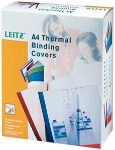 TAPA de ENCUADERNAR TERMICA LEITZ A4 10 mm ctr.240 g BLANCO CAJA de 100