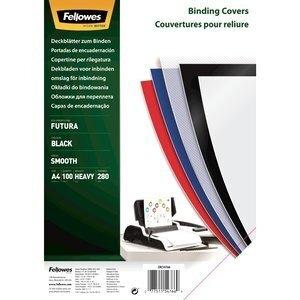 TAPA de ENCUADERNAR FELLOWES A4 0,28 mm PP op.NEGRO CAJA de 100