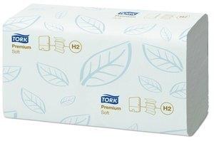 TOALLA SECAMANOS TORK XPRESS PREMIUM ENTREDOBLADA SUAVE CELULOSA 34x21,2 cm. 2 CAPAS PAQUETE de 170 (H-2) (100888)
