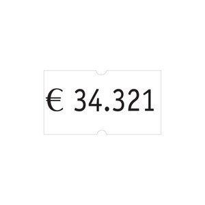 ETIQUETAS de PRECIOS PRYSE ADH.REMOVIBLE 21x12 mm BLANCO ROLLO 1.000 uds.