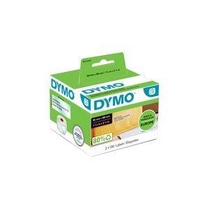 ETIQUETAS DYMO LABEL WRITER  36x89 mm ROLLO 260 uds.PLASTICO TRANSP.DIRECCION (99013)