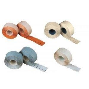 ETIQUETAS de PRECIOS METO Nº1 ADH.REMOVIBLE 26x12 mm BLANCO ROLLO 1.500 uds.