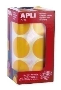 GOMETS APLI ROLLO REDONDO 33 MM AMARILLO 708 UDS. /17865