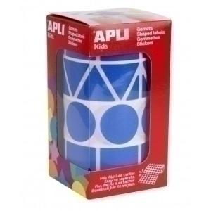 GOMETS APLI ROLLO 59H XL FIGURAS GEOM. 27 MM AZUL 1.357 UD /11162