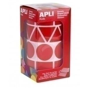 GOMETS APLI ROLLO 59H XL FIGURAS GEOM. 27 MM ROJO 1.357 UD /11163