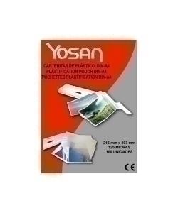 FUNDA PLASTIFICAR YOSAN 216X303 A4 125 P/100 /0101DIN25