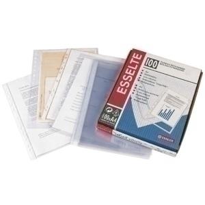 FUNDA MULTITALADRO ESSELTE PP  80  PL.NJ. Fº 16 TAL.RFZO. PAQUETE de 100