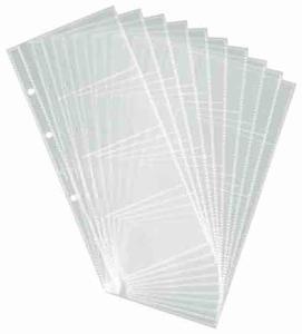 FUNDA para TARJETAS DURABLE VISIFIX 2387 BOLSA de 10 (80 tj.)(para tarjeteros 2372, 2383, 2385, 2403, 2441 y 2461)