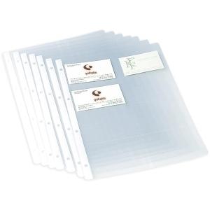 FUNDA para TARJETAS GRAFOPLAS PP 110  A4 8 DPTOS. 4 TAL.RFZO. BOLSA de 10