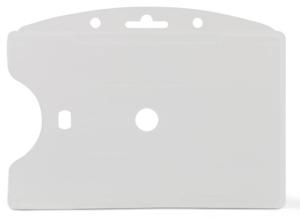 FUNDA DISTINTIVO TARIFOLD PP APERTURA FRONTAL 60x89mm TRANSPARENTE PAQUETE de 10