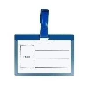 FUNDA DISTINTIVO FOROFIS con PINZA GIRATORIA 57x90mm PAQUETE de 100