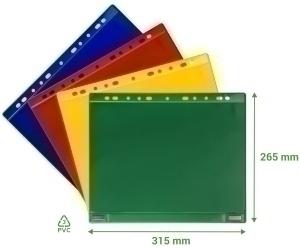 FUNDA TARIFOLD MAGNETICA DOBLE CARA MULTITALADRO A4 AMARILLO BOLSA DE 5
