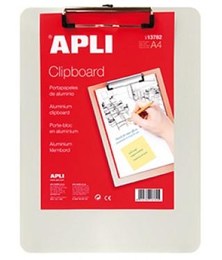 CARPETA APLI CLIPBOARD ALUMINIO A4 PINZA /13782