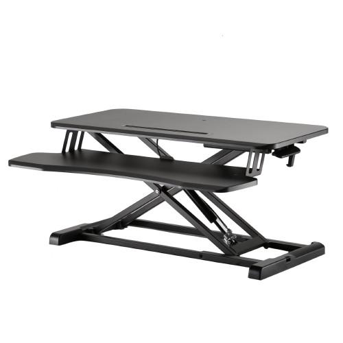 ESCRITORIO PORTATIL STAND EWE PARA SOBREMESA AJUSTABLE HASTA 50 CM, NEGRO