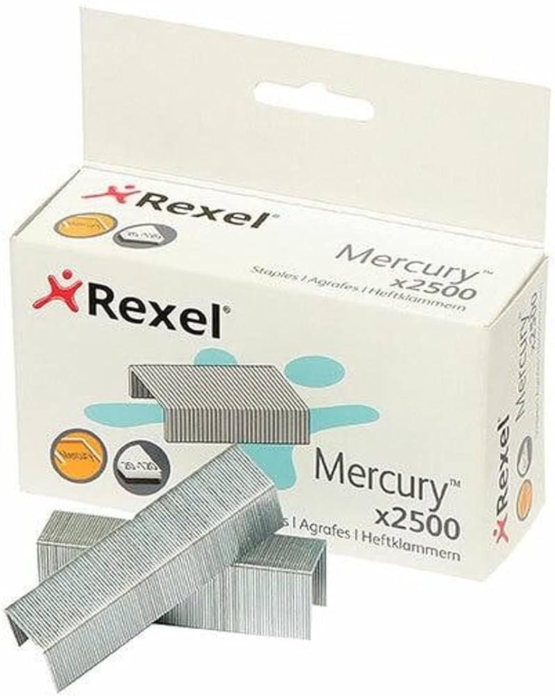 GRAPAS REXEL MERCURY CAJA 2.500 UDS GALVANIZADAS /2100928