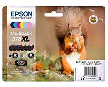 CARTUCHO INKJET EPSON 378XL IMPRESORA XP-8700 PHOTO PACK 6 /C13T37984010