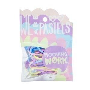 GOMAS ELASTICAS MOOVING PASTEL COLORES SURTIDOS BLISTER 16g
